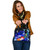 Pohnpei Custom Personalised Shoulder Handbag - Humpback Whale With Tropical Flowers (Blue) 2