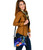 Pohnpei Custom Personalised Shoulder Handbag - Humpback Whale With Tropical Flowers (Blue) 5