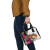 Tonga Shoulder Handbag Polynesian Hibiscus White Pattern 6