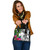 Wallis And Futuna Shoulder Handbag White - Turtle Plumeria Banana Leaf 1