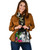 Wallis And Futuna Shoulder Handbag White - Turtle Plumeria Banana Leaf 4