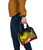 Guam Shoulder Handbag - Humpback Whale With Tropical Flowers (Yellow) 6
