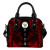 Niue Shoulder Handbag - Polynesian Tattoo Red 1