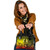 Vanuatu Custom Personalised Shoulder Handbag - Humpback Whale With Tropical Flowers (Yellow) 1