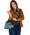 Samoa Polynesian Shoulder Handbag Turquoise - Turtle With Hook 3