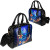 Vanuatu Custom Personalised Shoulder Handbag - Vintage Tribal Mountain 7