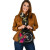 Chuuk Shoulder Handbag - Polynesian Hibiscus Pattern 3