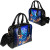 Kosrae Custom Personalised Shoulder Handbag - Vintage Tribal Mountain 7