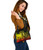 Vanuatu Shoulder Handbag - Humpback Whale With Tropical Flowers (Yellow) 2