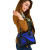 Vanuatu Custom Personalised Shoulder Handbag - Blue Polynesian Tentacle Tribal Pattern 2