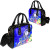 Kosrae Shoulder Handbag - Turtle Plumeria (Blue) 7