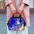 Kosrae Shoulder Handbag - Turtle Plumeria (Blue) 9
