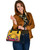 Polynesian Shoulder Handbags - Vanuatu Symbols With Hibiscus 3
