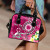 CNMI Custom Personalised Shoulder Handbag - Turtle Plumeria (Pink) 3