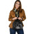 Cook Islands Polynesian Shoulder Handbag - White Tribal Wave 5