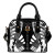 Vanuatu Shoulder Handbag - Polynesian Tattoo Black 1