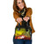 Cook Islands Shoulder Handbag - Humpback Whale With Tropical Flowers (Yellow) 1