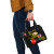 Wallis And Futuna Polynesian Custom Personalised Shoulder Handbag - Plumeria Tribal 6