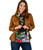 Samoa Shoulder Handbag White - Turtle Plumeria Banana Leaf 4
