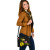 New Caledonia Polynesian Custom Personalised Shoulder Handbag - Plumeria Tribal 5