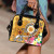 CNMI Shoulder Handbag - Turtle Plumeria (Gold) 4