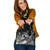 Tonga Shoulder Handbag - Humpback Whale With Tropical Flowers (White) 1