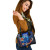 Fiji Custom Personalised Shoulder Handbag - Vintage Tribal Mountain Crest 2
