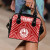 Tahiti Shoulder Handbag - Tahiti Seal In Polynesian Tattoo Style (Red) 1