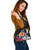Tahiti Shoulder Handbag - Turtle Plumeria Banana Leaf 2
