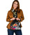 Tahiti Shoulder Handbag - Turtle Plumeria Banana Leaf 4