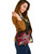 Tahiti Custom Personalised Shoulder Handbag - Turtle Plumeria (Red) 2