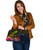 Niue Polynesian Shoulder Handbag - Hibiscus And Banana Leaves 3