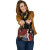 Samoa Polynesian Custom Personalised Shoulder Handbag - Tribal Wave Tattoo Flag Color 3