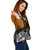 Pohnpei Custom Personalised Shoulder Handbag - Humpback Whale With Tropical Flowers (White) 3