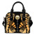 Hawaii Shoulder Handbag - Polynesian Tattoo Gold 1