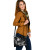 Polynesian Wallis And Futuna Shoulder Handbag - White Shark Polynesian Tattoo 5