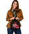 American Samoa Shoulder Handbag - Coat Of Arm With Polynesian Patterns 4