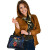 Tonga Polynesian Shoulder Hand Bag - Blue Turtle Hibiscus 3