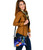 Marshall Islands Custom Personalised Shoulder Handbags - Humpback Whale With Tropical Flowers (Blue) 5