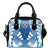 Northern Mariana Islands Shoulder Handbag - Polynesian Tattoo Flag 1