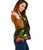 Tokelau Polynesian Personalised Shoulder Handbag - Hibiscus And Banana Leaves 2