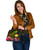 Marshall Islands Polynesian Personalised Shoulder Handbag - Hibiscus And Banana Leaves 3