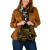 Chuuk State Custom Personalised Shoulder Handbag - Cross Style Gold Color 4