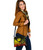 Samoa Shoulder Handbag- Humpback Whale With Tropical Flowers (Yellow) 5