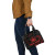 Samoa Polynesian Custom Personalised Shoulder Handbag - Red Tribal Wave 6