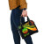 Tahiti Custom Personalised Shoulder Handbag - Reggae Polynesian Tentacle Tribal Pattern 6