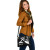 Tokelau Custom Personalised Shoulder Handbag - White Polynesian Tentacle Tribal Pattern 5