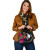 Yap Shoulder Handbag - Polynesian Hibiscus Pattern 6