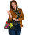 Hawaii Shoulder Handbag - Hibiscus Polynesian Pattern 3
