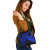 American Samoa Shoulder Handbag - Blue Polynesian Tentacle Tribal Pattern 2